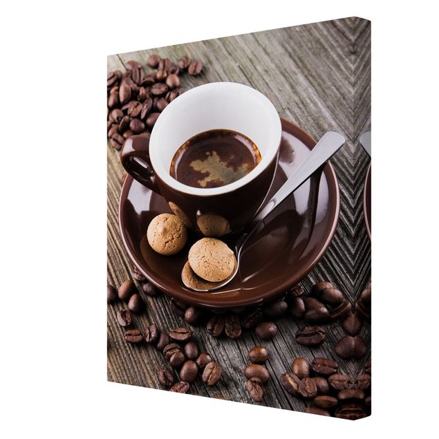 Wohndeko Kaffee Kaffeetasse mit Kaffeebohnen