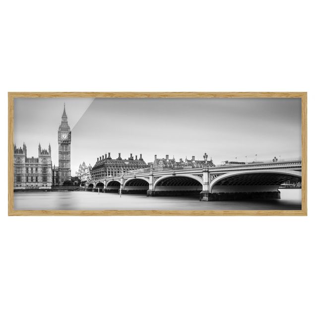 Wanddeko Schlafzimmer Westminster Brücke und Big Ben