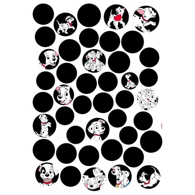 Deko Kinderzimmer 101 Dalmatiner Dots