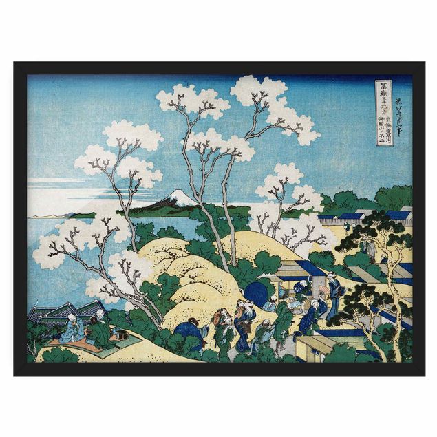 Wanddeko Flur Katsushika Hokusai - Der Fuji von Gotenyama