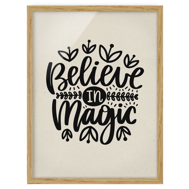 Wanddeko Esszimmer Believe in Magic