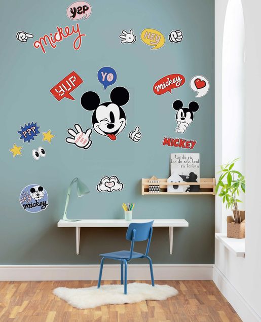 Wanddeko Büro Mickey Thing