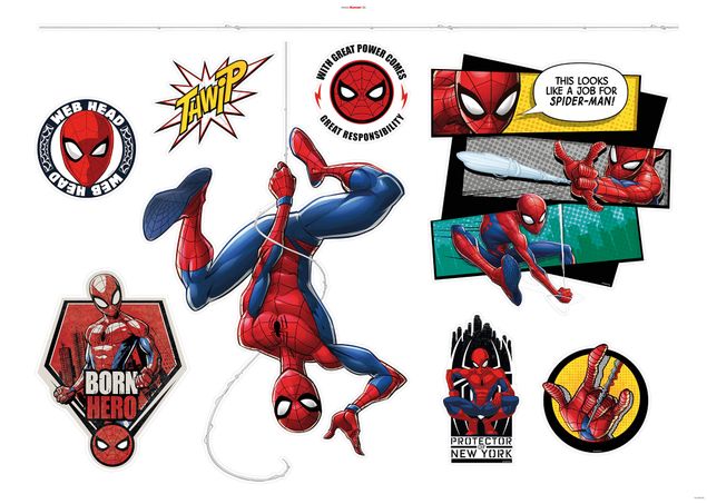 Babyzimmer Deko Spider-Man Web Head