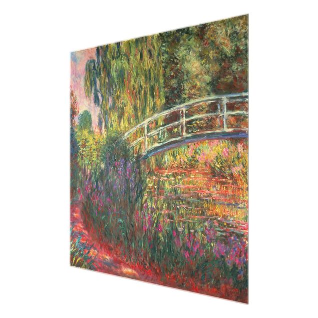 Wanddeko Büro Claude Monet - Japanische Brücke im Garten von Giverny