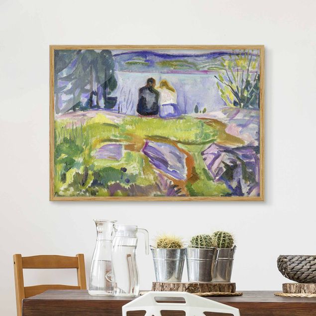 Wanddeko Wohnzimmer Edvard Munch - Frühling