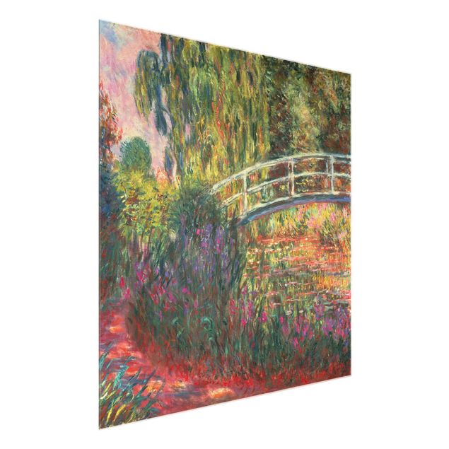 Wanddeko Flur Claude Monet - Japanische Brücke im Garten von Giverny