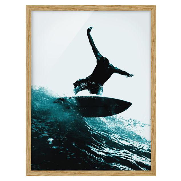 Wanddeko Flur Surfing Hero