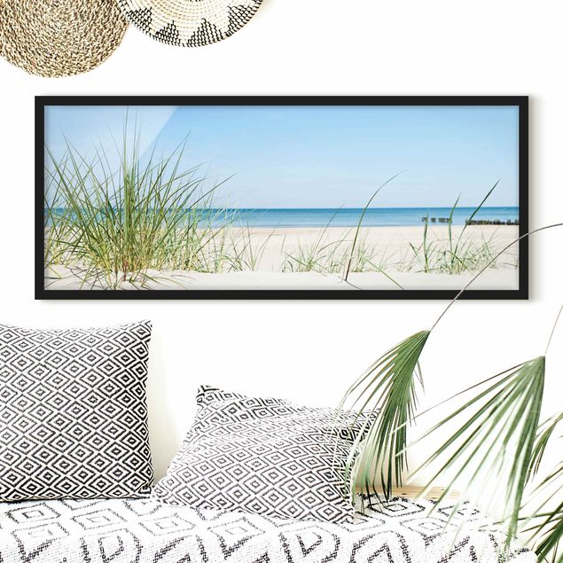Strandbilder mit Rahmen Ostseeküste