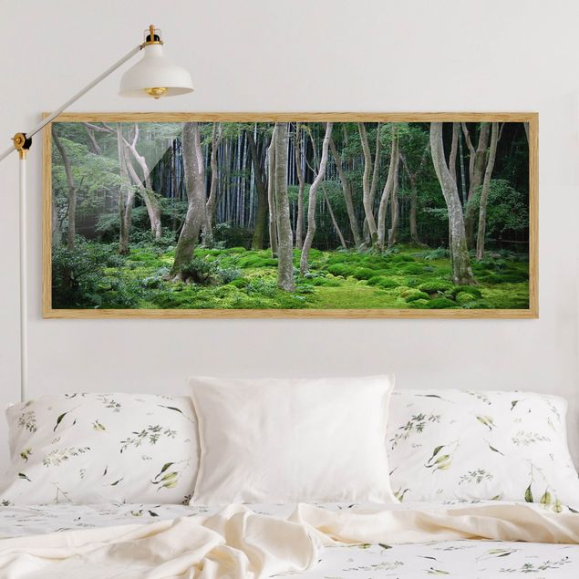 Wanddeko Schlafzimmer Japanischer Wald