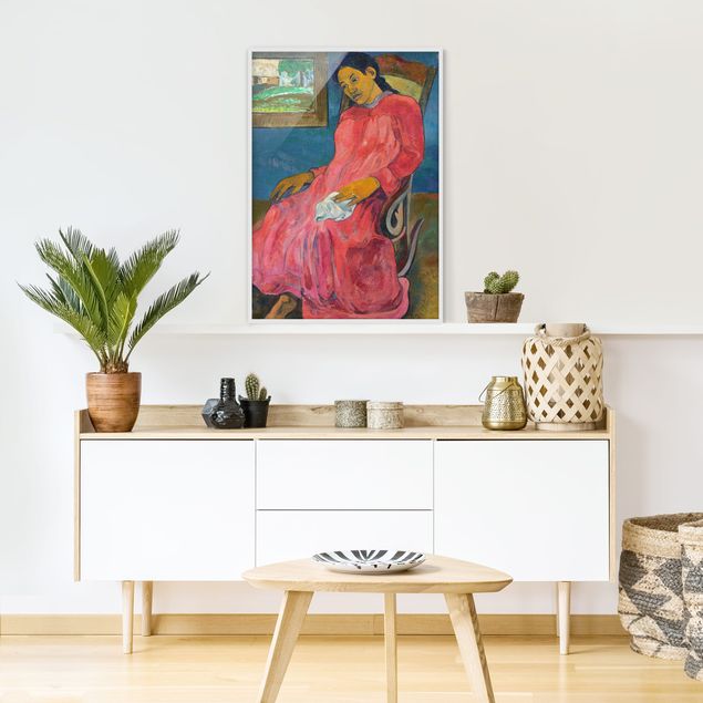 Wanddeko Wohnzimmer Paul Gauguin - Melancholikerin
