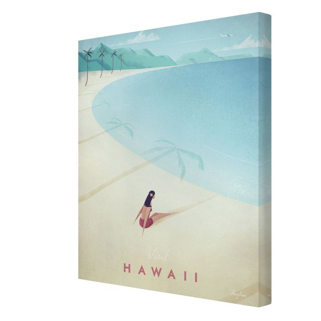 Wanddeko Büro Reiseposter - Hawaii