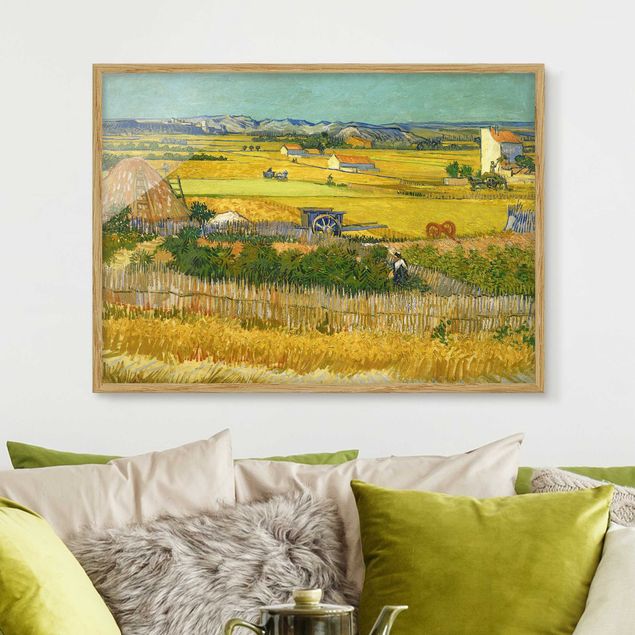 Wanddeko Wohnzimmer Vincent van Gogh - Die Ernte