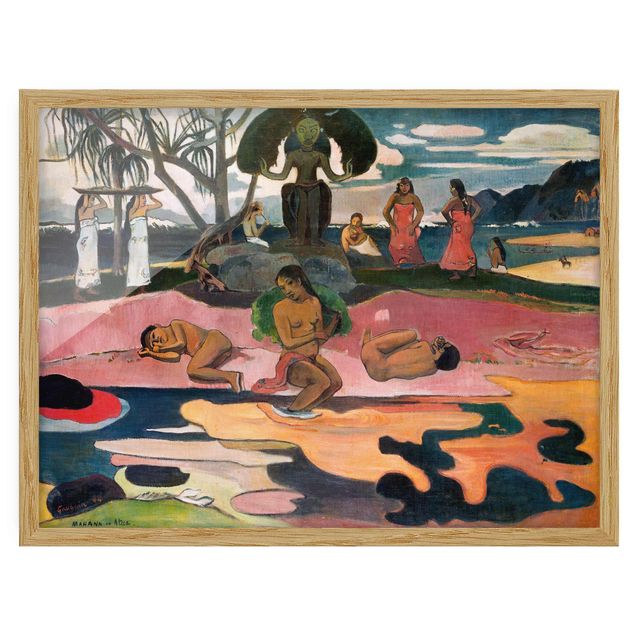 Wanddeko Schlafzimmer Paul Gauguin - Gottestag