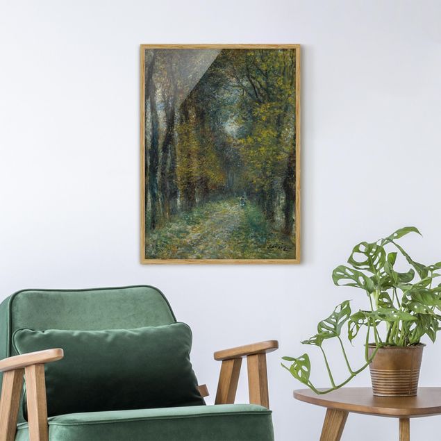 Wanddeko Wohnzimmer Auguste Renoir - Die Allee