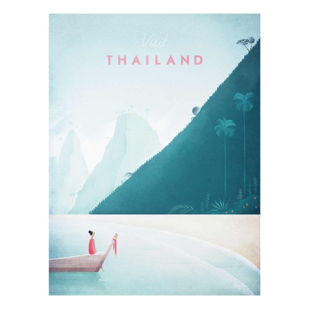 Wanddeko Büro Reiseposter - Thailand