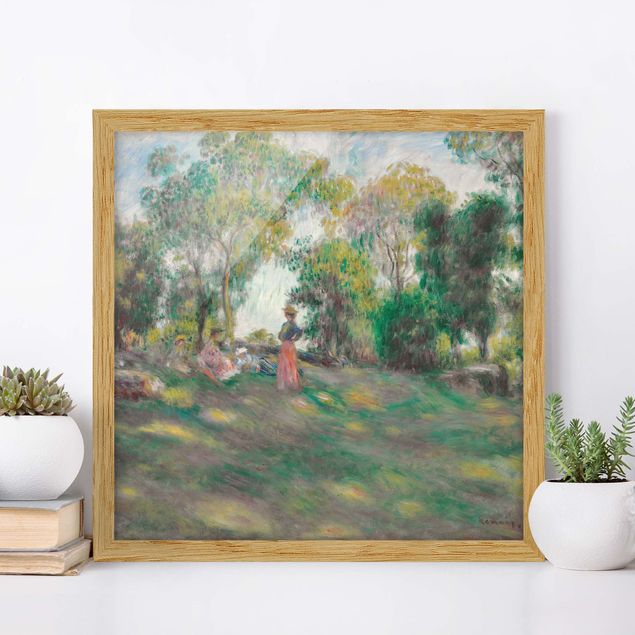 Impressionismus Bilder Auguste Renoir - Landschaft mit Figuren