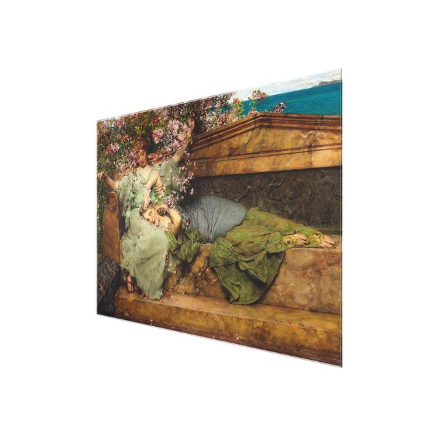 Wanddeko Esszimmer Sir Lawrence Alma-Tadema - Im Rosengarten