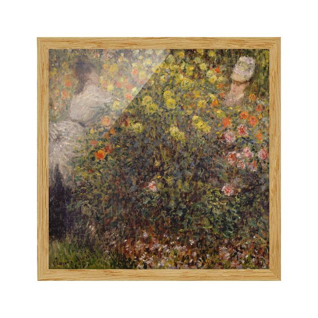 Wanddeko Schlafzimmer Claude Monet - Blumengarten