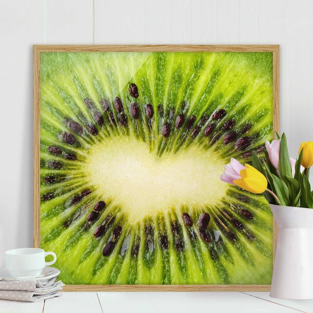 Küche Dekoration Kiwi Heart