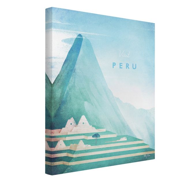 Wanddeko Esszimmer Reiseposter - Peru