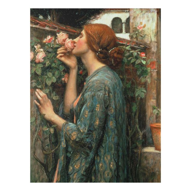 Wanddeko Esszimmer John William Waterhouse - Die Seele der Rose