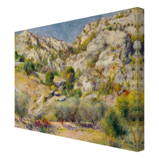 Wanddeko grün Auguste Renoir - Felsen bei Estaque