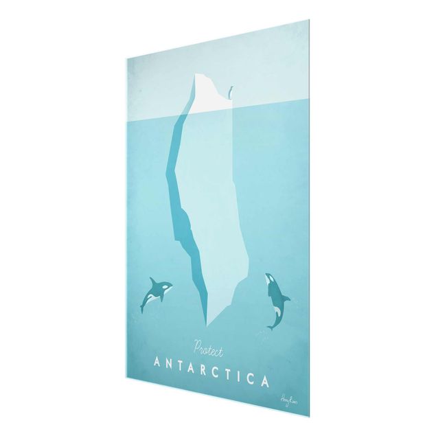 Wanddeko Büro Reiseposter - Antarktis