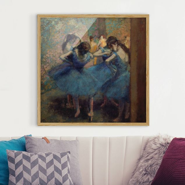 Wanddeko blau Edgar Degas - Blaue Tänzerinnen