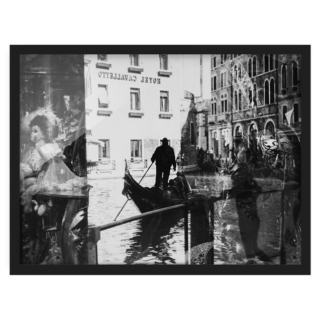 Wanddeko Esszimmer Venice Reflections