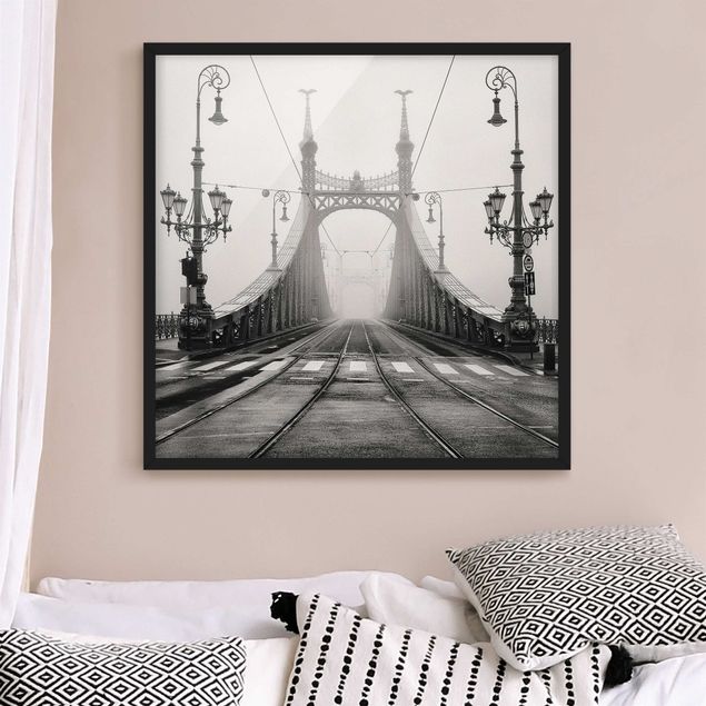Wanddeko Architektur Brücke in Budapest