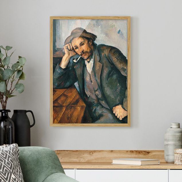 Wanddeko Wohnzimmer Paul Cézanne - Der Raucher