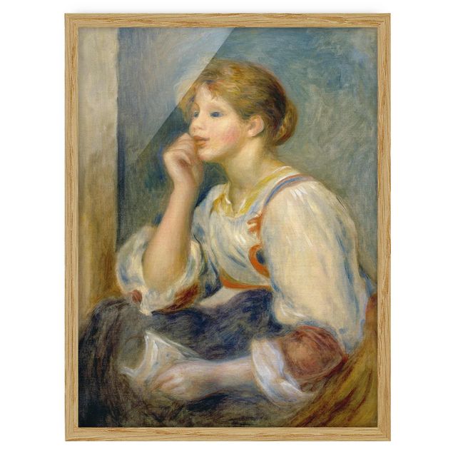 Deko Botanik Auguste Renoir - Junges Mädchen mit Brief