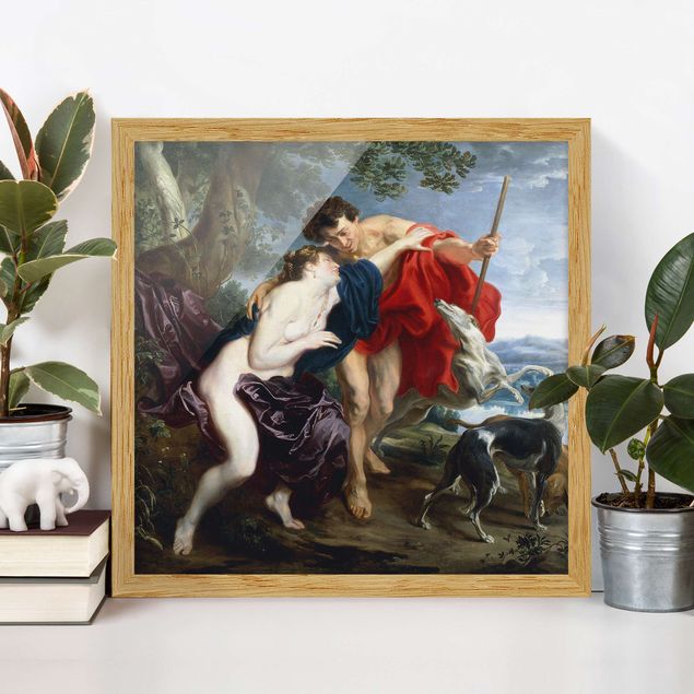 Wanddeko Wohnzimmer Anthonis van Dyck - Venus und Adonis