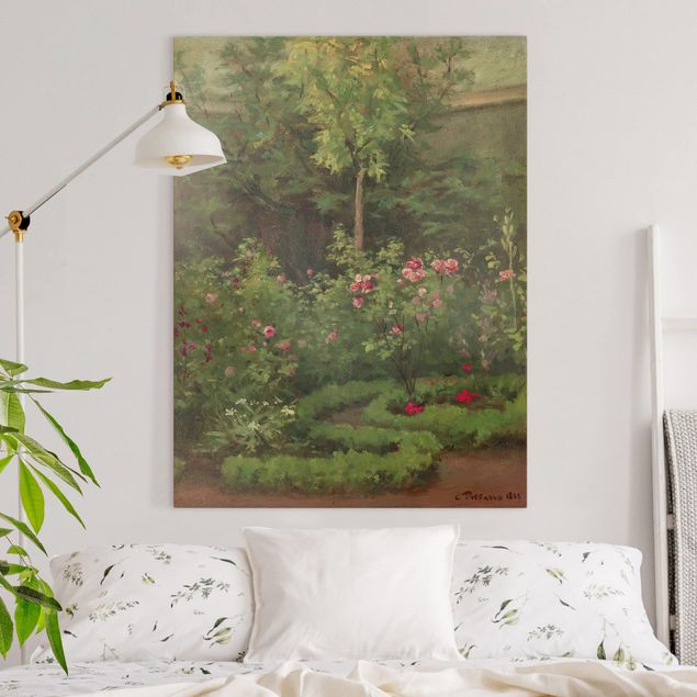 Impressionismus Bilder Camille Pissarro - Ein Rosengarten
