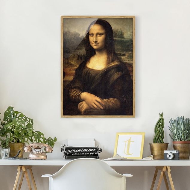 Wanddeko Schlafzimmer Leonardo da Vinci - Mona Lisa