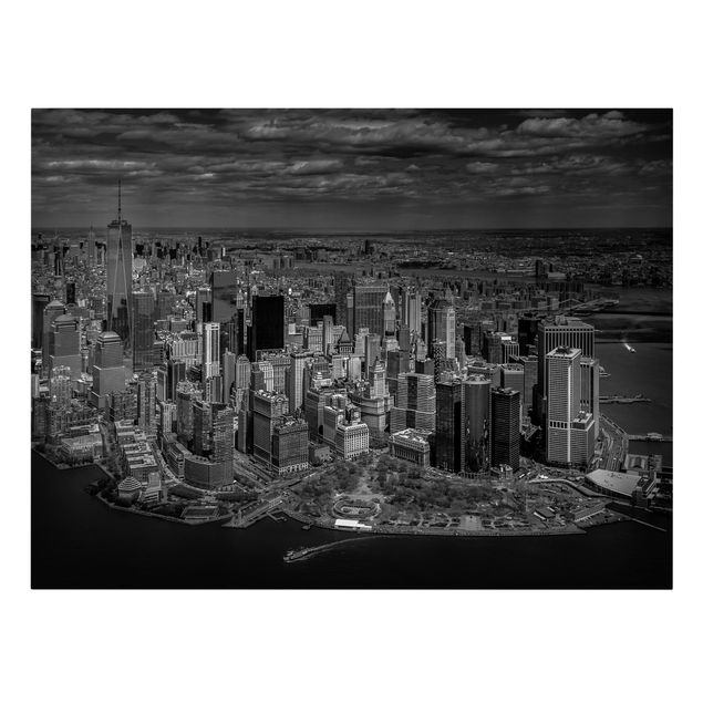 Wanddeko Flur New York - Manhattan aus der Luft