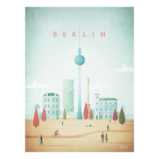 Wanddeko Flur Reiseposter - Berlin