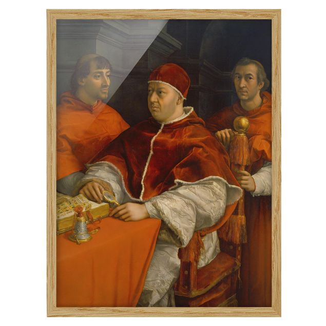 Wanddeko Schlafzimmer Raffael - Bildnis von Papst Leo X