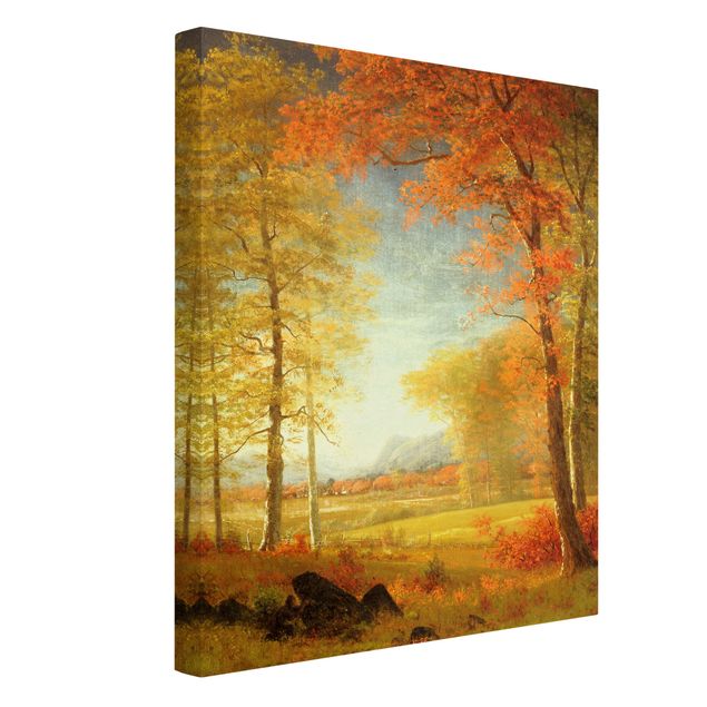 Wanddeko Flur Albert Bierstadt - Herbst in Oneida County, New York