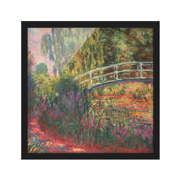 Wanddeko Flur Claude Monet - Japanische Brücke im Garten von Giverny