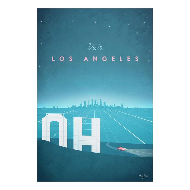 Wanddeko Büro Reiseposter - Los Angeles