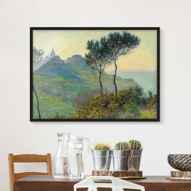 Impressionismus Bilder kaufen Claude Monet - Varengeville Abendsonne