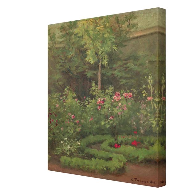 Wanddeko Flur Camille Pissarro - Ein Rosengarten