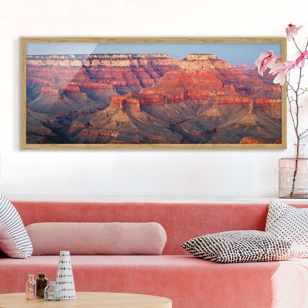 Wanddeko Wohnzimmer Grand Canyon nach dem Sonnenuntergang