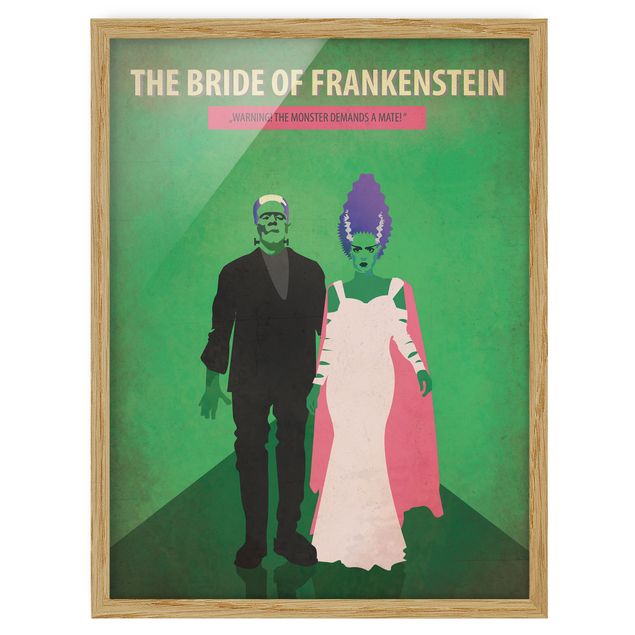 Wanddeko Esszimmer Filmposter The Bride of Frankenstein