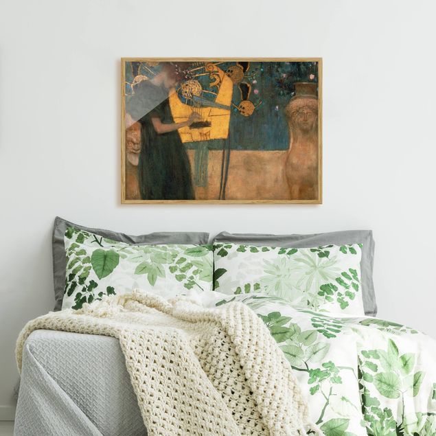 Wanddeko Schlafzimmer Gustav Klimt - Die Musik