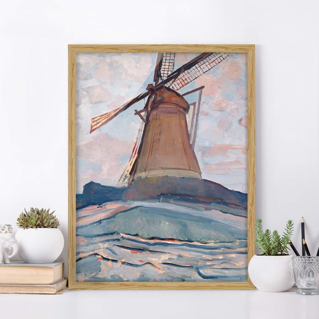 Babyzimmer Deko Piet Mondrian - Windmühle