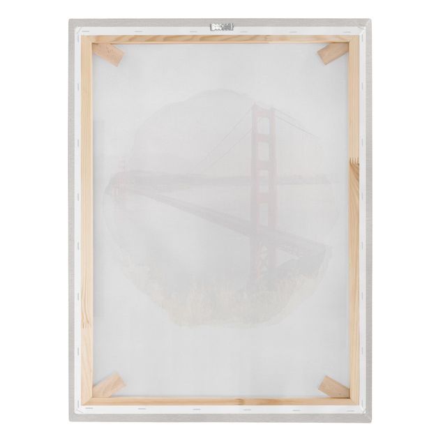 Wanddeko Büro Wasserfarben - Golden Gate Bridge in San Francisco