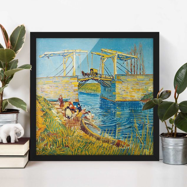 Bilder Impressionismus Vincent van Gogh - Zugbrücke in Arles