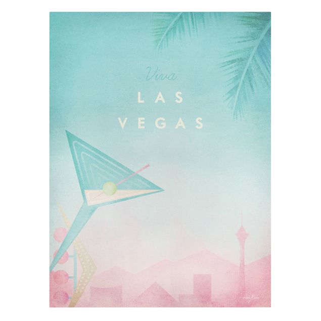 Wanddeko Büro Reiseposter - Viva Las Vegas